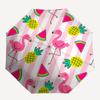 1pc Flamingo Tropical Summer Pattern Umbrella with Plastic Handle, Suitable for All Seasons Outdoor PT398
