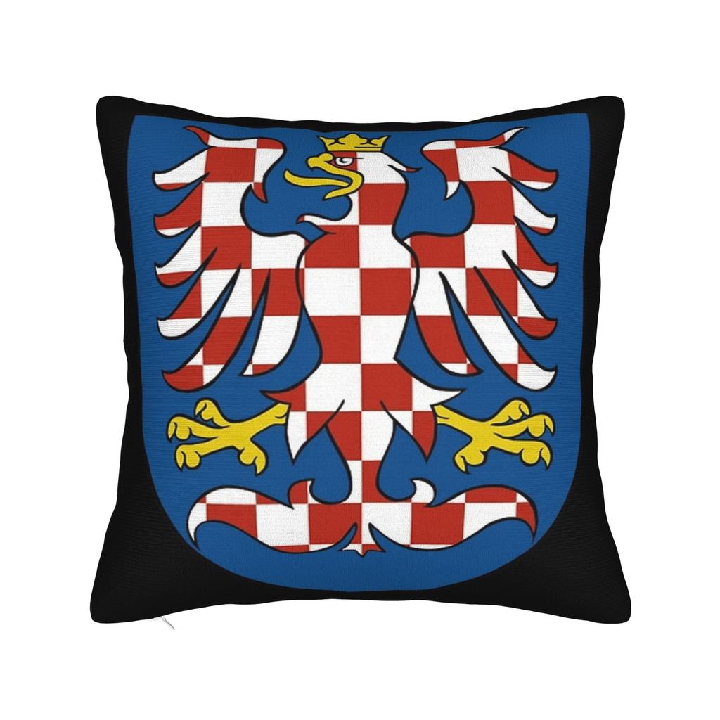 Czech Republic Coat Of Arms Pillow Cover Merch Soft Cushion Cover Decoration Pillow Case Cover Home Multiple Sizes