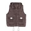 New Winter Fashion Small Down Cotton Vest Thickened Versatile Sleeveless Jacket Tide