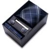 Gift Box Men'S 8Cm Tie Business Dress Jacquard Yarn Business Career Tie Set Men