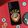 Coat Of Arms Russian CCCP Flag For Huawei P20 P40 P30 Lite P60 Pro Nova 12s 11i 12i 10 9 SE 5T Y91 Y90 Y60 Y70 Y72 Y61 Case