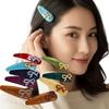 Sweet Bow Hair Clips Colorful Acetate Barrettes Fashion Bangs Clip  for Womans Girls
