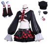 Asuka Langley Soryu Rock Band Cosplay Costume, Neon Genesis Evangelion Jacket Outfit