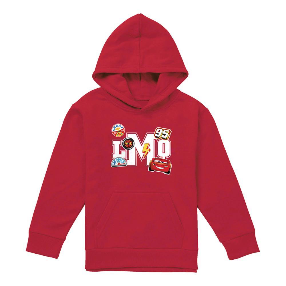 Cars Childrens/Kids Lightning McQueen Badge Hoodie