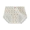 Ladies Summer Bear Print Lace Edge Skin Friendly Waist 10A Antibacterial Briefs