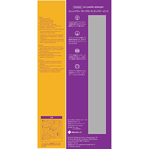 WetBrush Paddle Detangler for Beautiful Hair and Scalp Massage, Pink