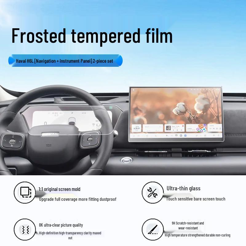 Haval H6L Screen Protector for 26 Models - Navigation Central Control Film for Car Interiors.