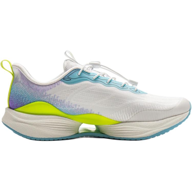 Li Ning Kids Lightweight Running Shoes Kids Running Shoes White Blue YKFV092-3