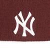 Seven Knit NY New York NY Dark FREE '47brand (Forty Brand) '47BRAND Beanie, Yankees, Maroon, Size, 47A-BN-B-BIN17ACE-KM