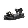 Sandals Fairy Fairy Wind 2025 New Summer Platform Muffin Roman Heightening Pearl Velcro Sports Beach Shoes