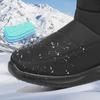 Faux Fur Thicked Plush Ankle Boots Men 2025 Waterproof Non-Slip Snow Boots Male Flat Heel Keep Warm Winter Cotton Padded Shoes