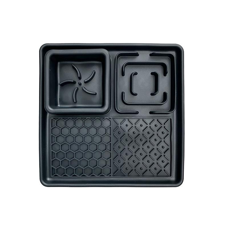 Pet Meal Tray Slow Food Mat Platter Edible Grade Silicone Cat Dog Tableware
