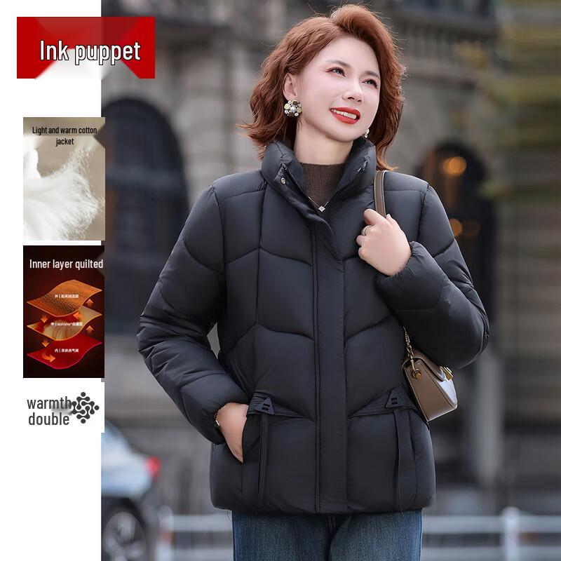 

Mid-Aged Women s Stylish Winter Padded Cotton Jacket 6XL