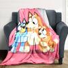 1 Stück B-Blucy Decke, Geschenk, für Männer und Frauen, Weiche Decke, Gut für Schlafsofa Couch Reisen, Leichte Flanelldecke