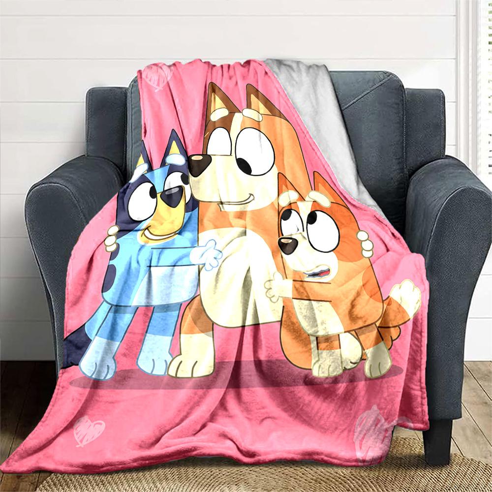 1 Stück B-Blucy Decke, Geschenk, für Männer und Frauen, Weiche Decke, Gut für Schlafsofa Couch Reisen, Leichte Flanelldecke