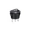 Black Toggle Switch 2 Pin On Off Switch Mini Size Circular Switch  Boat Marine