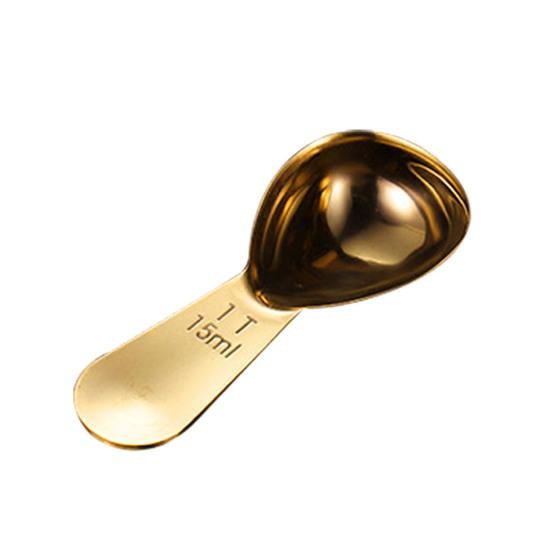 15/30 ML kávová odměrka 304 přesná váha z nerezové oceli s krátkou rukojetí Potravinářské mléko v prášku Tekuté koření Odměřovací lžíce Kuchyňka