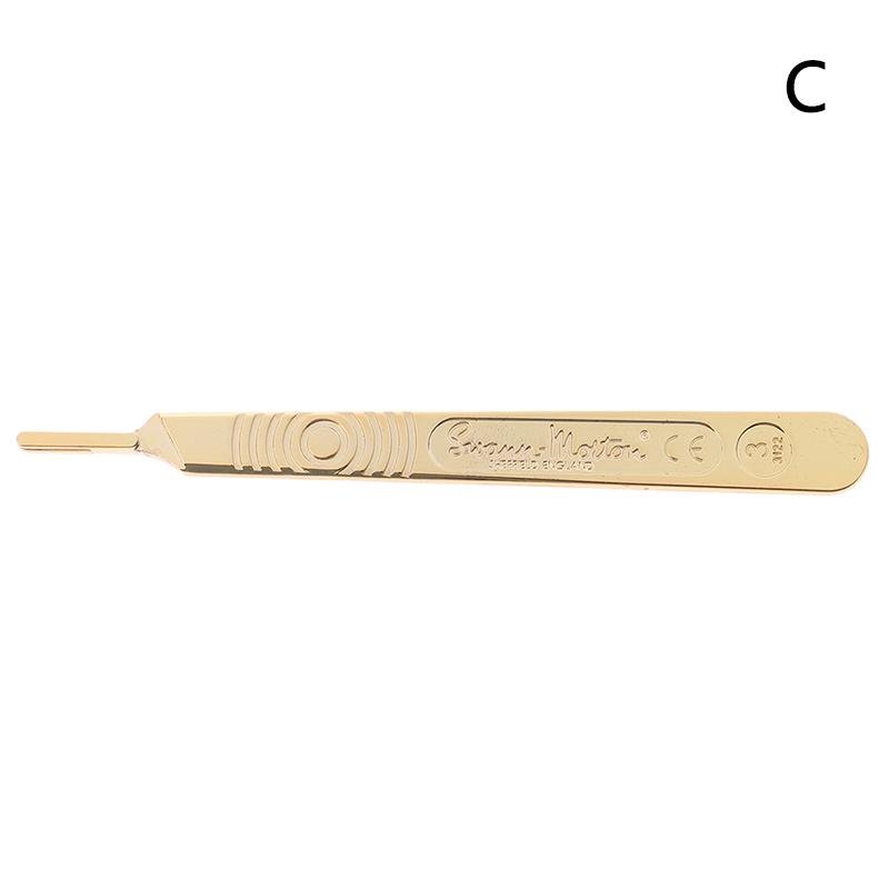 Scalpel Handle Fits Blade Stainless Steel Surgical Hilt Surgical Hilt  Hand Tool