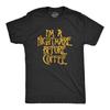 Mens I'm A Nightmare Before Coffee T Shirt Funny Halloween Movie Tee