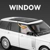 Große Größe 1:18 Range Rover Modellauto Spielzeug Legierung Druckguss Sound & Licht SUV Geländewagen Miniaturmodelle Für Kinder Geschenke