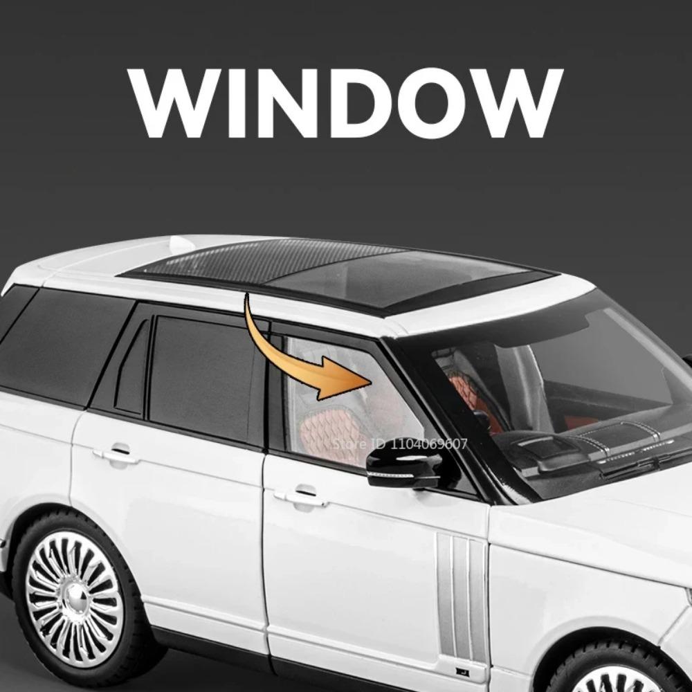 Große Größe 1:18 Range Rover Modellauto Spielzeug Legierung Druckguss Sound & Licht SUV Geländewagen Miniaturmodelle Für Kinder Geschenke