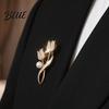 Decorative Collar Pin Women Alloy Brooch Pin Tulip Shape Lapel