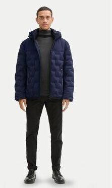 Winter Jacket Tom Tailor Hybrid Puffer Jacket With Detachable Hood (1041324) Sky Captain Blue