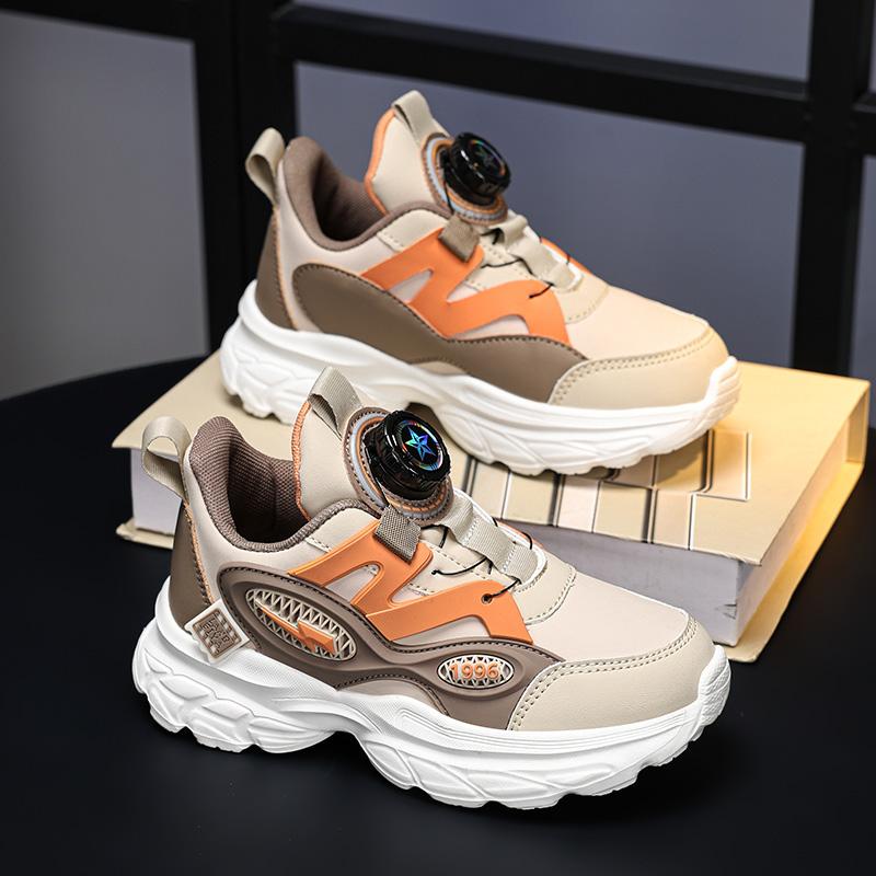 Children's Boys Running Shoes Lightweight Breathable Sports Sneakers for School Fashion Casual Walking Anti-Slip