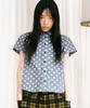 WEBHOUSE [Worn By Ailit Wonhee] Twister Girlfriend Shirt - Dot Black