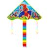 1m Cartoon Curved Edge Triangle Kite for Kids - Outdoor Flying Model