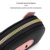 PU Leather Cartoon Pig Multi Card Slot Holder Zipper Coin Purse Soft Touch Clip Wallet for Women Kids Party Use