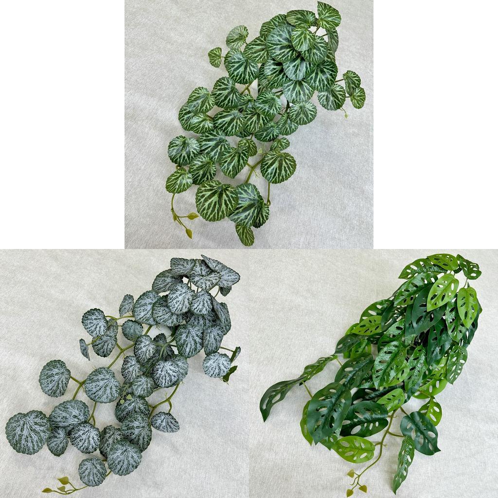 Green Leaf Wall Hanging With Soft Gel Material For Home Decor And Photography Props