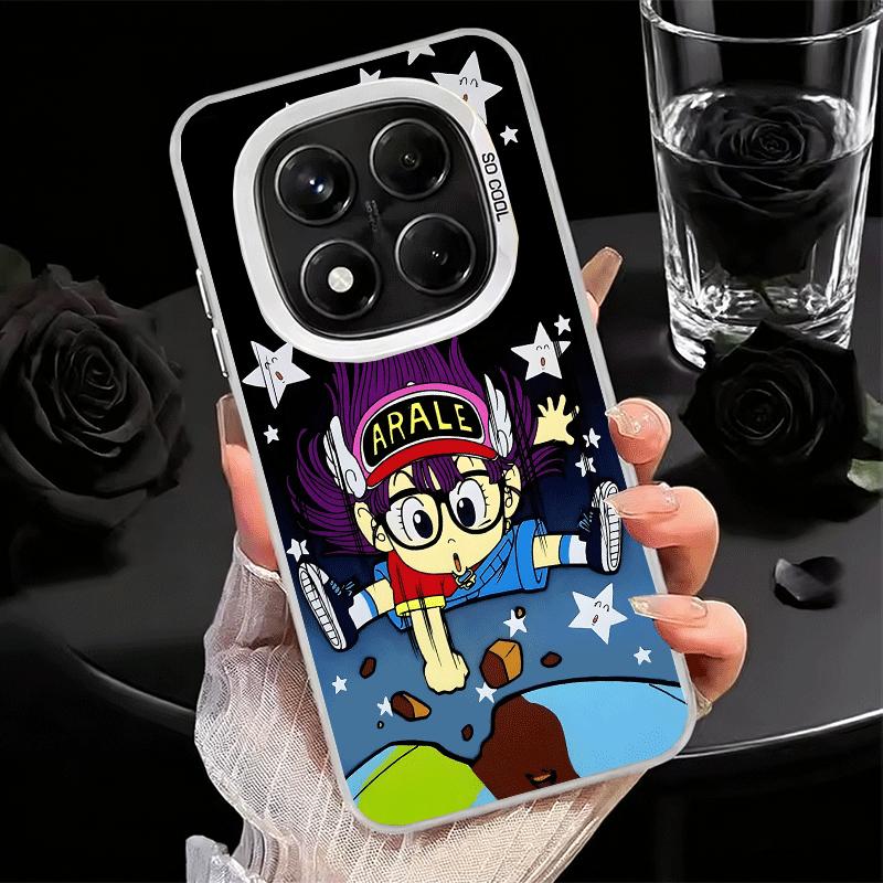 Arale S-Slump Anime Soft Phone Case for Xiaomi Redmi Note 13 14 15 Pro Plus 12S 12 11S 11 11T 10S 10 Shockproof Cover Back Shell