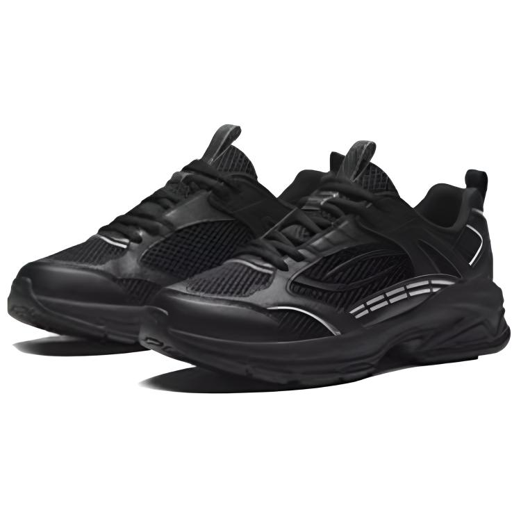 New Anta Millennium Glacier Slip Resistant Low Top Casual Shoes Men's Black 912428813-1