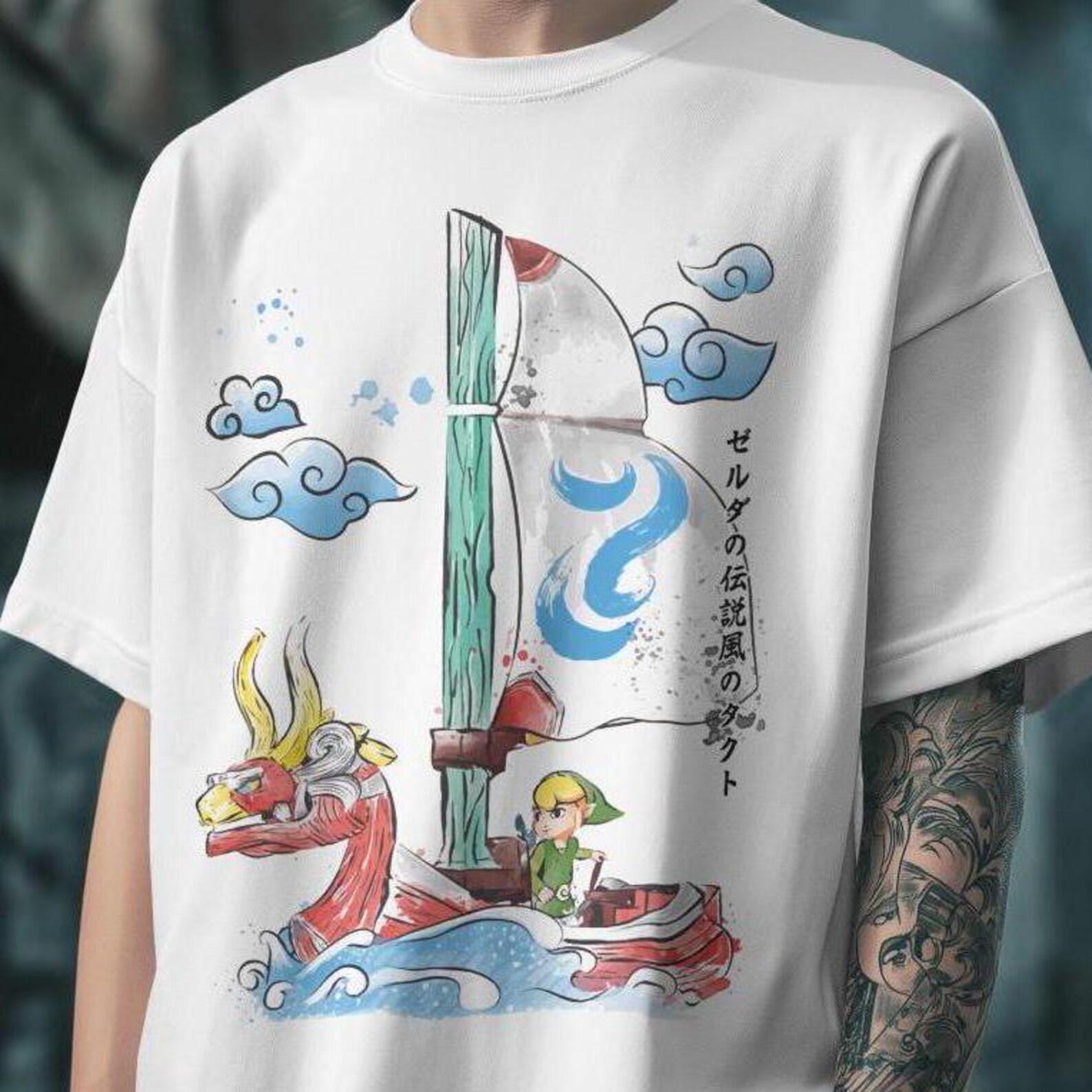 Legend of Zelda Shirt: Wind Waker Graphic Tee 4XL