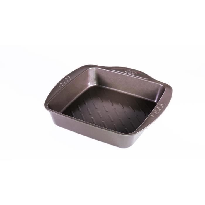 Plat à four - PYREX - 1452050 - Carré - En acier - 24x24cm