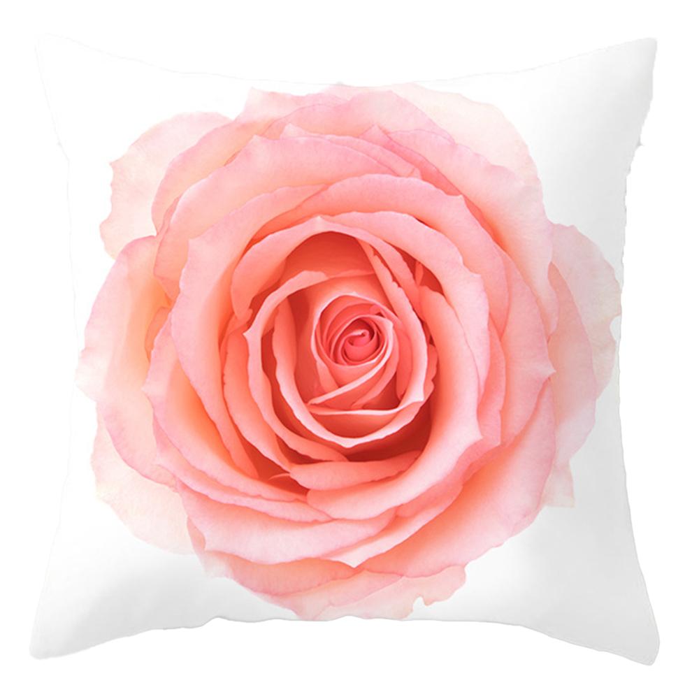 Taie d'oreiller de luxe à imprimé plumes roses, taie d'oreiller géométrique en marbre, housse de coussin, oreiller