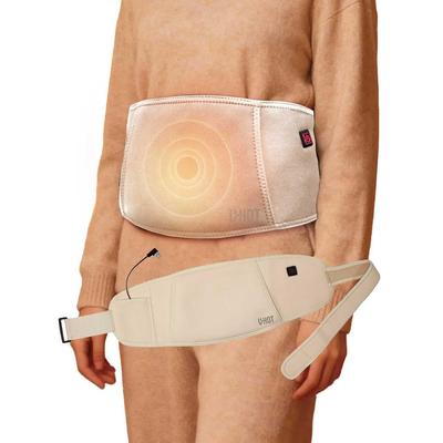 Uni+ 2025 Winter Arrival3WAYU-HOT USB Far Infrared Heating Belt Electric Waist Abdomen Wrap 3-Stage Temperature Adjustment Unisex Rechargeable Hand