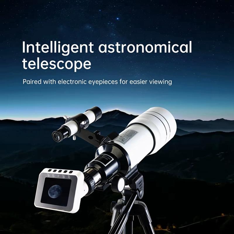 New-30070 WIFI Electronic Eyepiece For Astronomical Telescope Monocular 70MM Large-Aperture For Stargazing Bird Watching