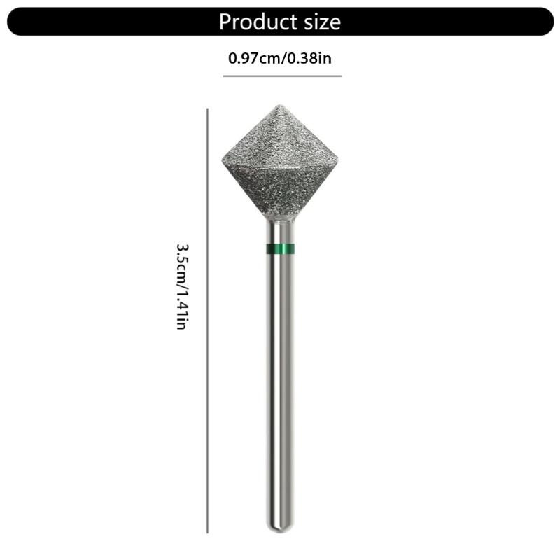 Nails Art Drill Bits Practical Diamonds Nails Drill Bits Nails Edges Trimming Tool Nails Art Griding Head Manicure Tool