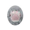 SUN LEMON Knee Cat Plush Small Gray Toy, Size,