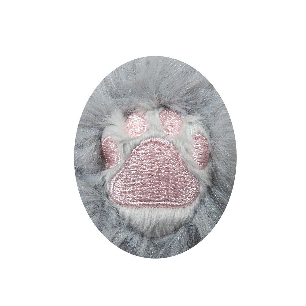 SUN LEMON Knee Cat Plush Small Gray Toy, Size,