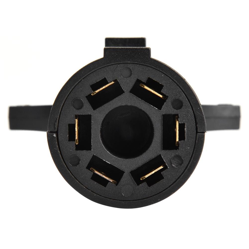 12V 7Pin to 6Pin N&S Trailer Socket Adapter Plug Converter Connector for Trailer Caravan