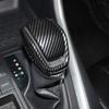 Carbon Fiber Look Gear Shift Knob Cover Kit For Toyota RAV4 XA50 -