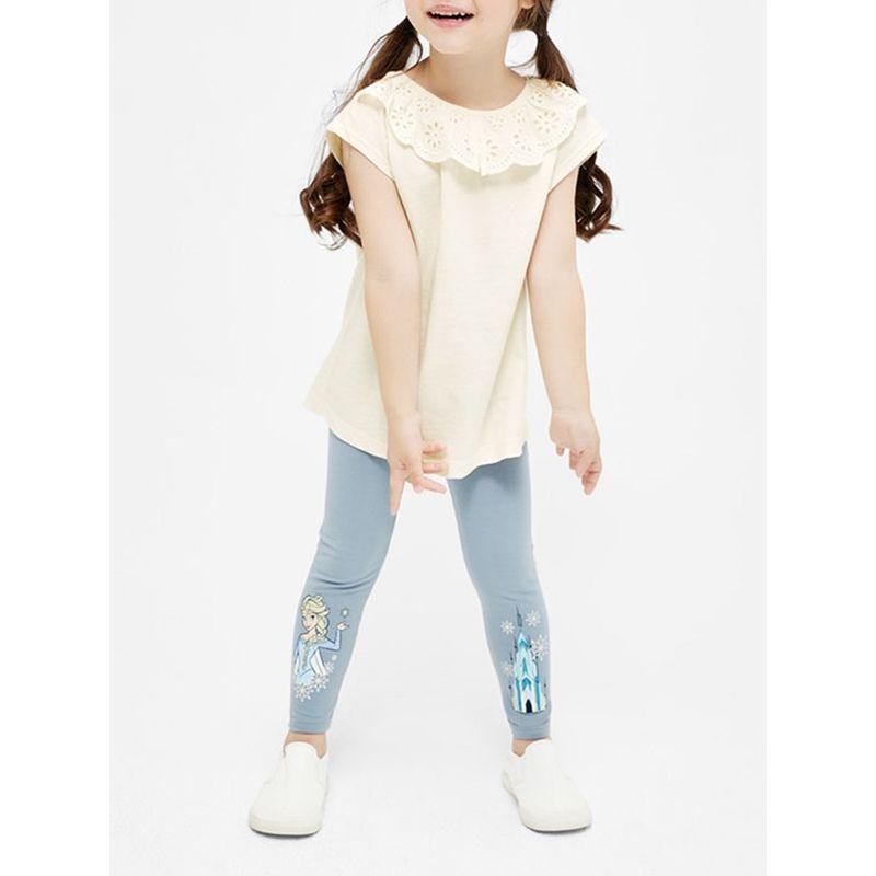 DSN Same Style Kids Leggings Spring and Autumn Baby Girl Pure Cotton Stretch Pants Rapunzel Cartoon Pants