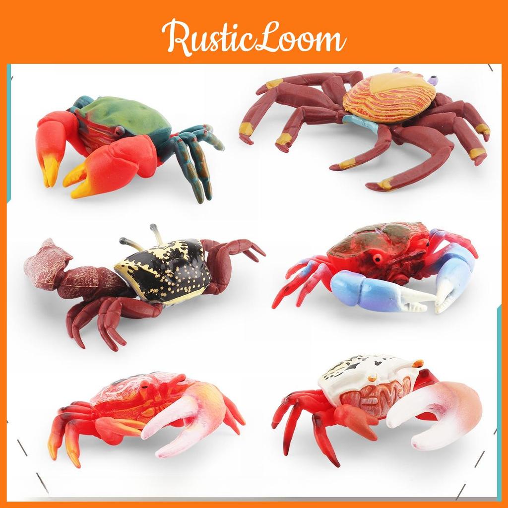 Realistic Ocean Animal Pvc Fiddler Crab Model For Aquarium Decor And Marine Enthusiasts
