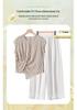 2026 Trendy Wide-Leg Pants & Striped Short-Sleeve Top Set for Middle-Aged and Seniors