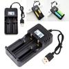 1/2 Slots LCD 18650 Battery Charger Battery Indicator Universal Battery Charger 4.2V Smart Lithium Charger for 18650 Charging