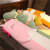 Cute Soft Long Unicorn Pillow Dinosaur Plush Toys Stuffed Office Nap Sleep Pillow Cushion Gift Doll for Kids Girls