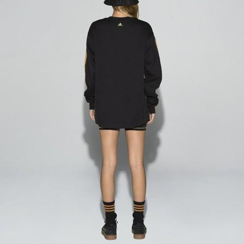 adidas x IVY PARK Pullover Sports Stripe Sweatshirt Unisex Black